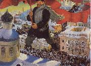 Boris Kustodiev The Bolshevik France oil painting artist